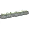 Image de VidaXL Lit surélevé Gabion 270 cm Acier galvanisé