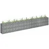 Image de vidaXL Lit surélevé à gabion - Acier galvanisé