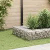 Image de VIDAXL Lit surélevé cube à gabion - 30x30x30 cm