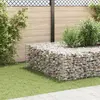 Image de vidaXL Lit surélevé cube gabion 60x60x60 cm