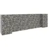 Image de vidaXL Jardinière à gabion - H Fil d'acier