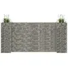 Image de vidaXL Jardinière à Gabion Fil d'Acier