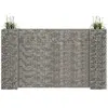 Image de VIDAXL Jardinière à gabion H - Fil d'acier