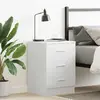 Image de VIDAXL Table de chevet - Blanc