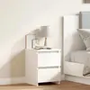 Image de vidaXL Table de chevet - Blanc