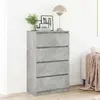 Image de vidaXL Buffet Gris béton 60x35x98,5 cm