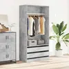 Image de vidaXL Garde-robe - Gris béton
