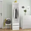 Image de vidaXL Garde-robe Blanc