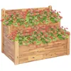 Image de vidaXL Jardinière Surélevée 110x75x84 cm