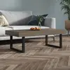 Image de vidaXL Table basse - Gris/Noir 120x60 cm