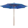 Image de vidaXL Parasol de jardin - Bleu - 300x258 cm