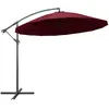 Image de vidaXL Parasol suspendu ø3 m - Bordeaux
