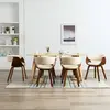Image de vidaXL Chaises à manger - Lot de 6 - Crème