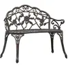Image de vidaXL Banc bistrot 100 cm Aluminium