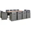 Image de vidaXL Mobilier à dîner extérieur 13 pcs