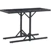 Image de vidaXL Table de jardin Noir 46452