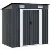 Image de vidaXL Abri de jardin Anthracite Acier