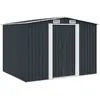 Image de vidaXL Abri de stockage 257x205x178 cm - Anthracite