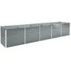 Image de vidaXL Lit surélevé jardin Acier galvanisé - Gris