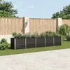Image de vidaXL Lit surélevé de jardin acier 400x80x77 cm Anthracite
