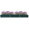 Image de vidaXL Lit surélevé de jardin 480x80 cm - Acier vert