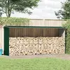Image de vidaXL Abri de stockage bois - 330x84x152 cm - Vert