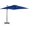 Image de vidaXL Parasol en porte-à-faux Bleu azuré
