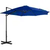 Image de vidaXL Parasol suspendu 300 cm - Bleu azuré