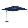 Image de vidaXL Parasol de jardin 300x300 cm Bleu Azur