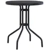 Image de vidaXL Table de jardin - Noir