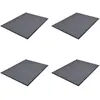 Image de VidaXL Paillassons PVC Gris 90x60 cm