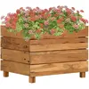 Image de vidaXL Lit surélevé - 50x40x38 cm - Bois de teck recyclé