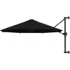 Image de vidaXL Parasol mural - Noir