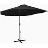 Image de vidaXL Parasol d'extérieur - 460x270 cm - Noir