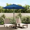 Image de vidaXL Parasol aluminium - Bleu azuré 500 cm