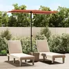 Image de VidaXL Parasol de jardin - Terre cuite