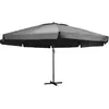 Image de VIDAXL Parasol de jardin mât aluminium Anthracite