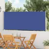 Image de vidaXL Auvent latéral - 120x500 cm Bleu