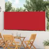 Image de vidaXL Auvent latéral rétractable 120x500 cm - Rouge