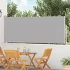 Image de vidaXL Auvent latéral 120x500 cm Gris