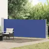 Image de vidaXL Auvent latéral - Bleu 140x500 cm