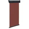 Image de vidaXL Auvent latéral de balcon - Marron - 85x250 cm