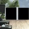 Image de vidaXL Auvent rétractable - Noir 120 x 600 cm