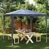 Image de vidaXL Tente de réception professionnelle 2.5x2.5 m - Anthracite