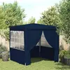 Image de vidaXL Tente de réception avec parois latérales 2,5x2,5 m Bleu 90 g/m²