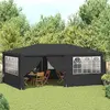 Image de vidaXL Tente de réception 4x6 m avec parois latérales - Anthracite