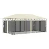 Image de vidaXL Belvédère avec moustiquaire 6x3 m - Crème