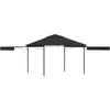 Image de vidaXL Belvédère 3x3 m Double Toit Anthracite
