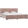 Image de VIDAXL Cadre de lit 180x200 cm - Velours Rose