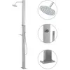Image de vidaXL Douche Acier Inoxydable - Argent
